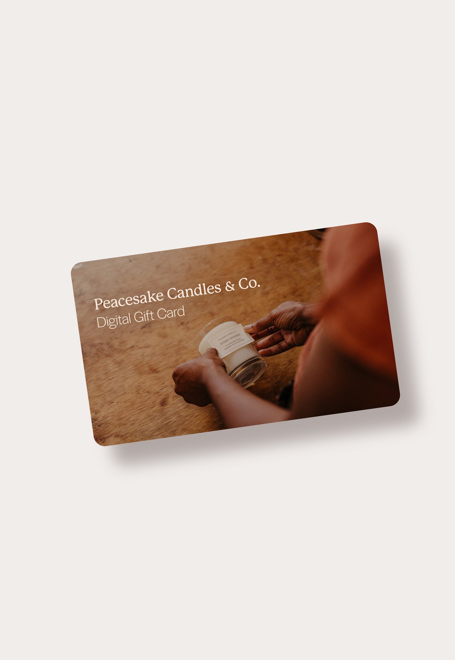 Peacesake Digital Gift Card