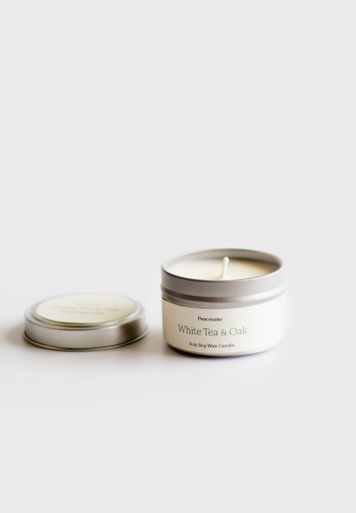 White Tea & Oak Travel Size Candle