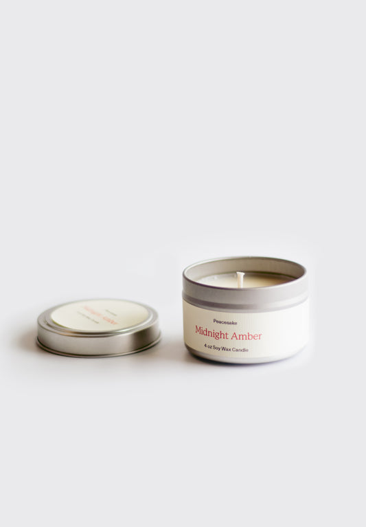 Midnight Amber Travel Size Candle